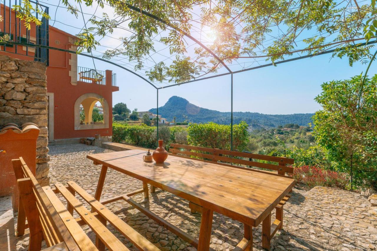Wunderschöne ruhige Finca mit Pool in Galilea Galilea  Exterior foto