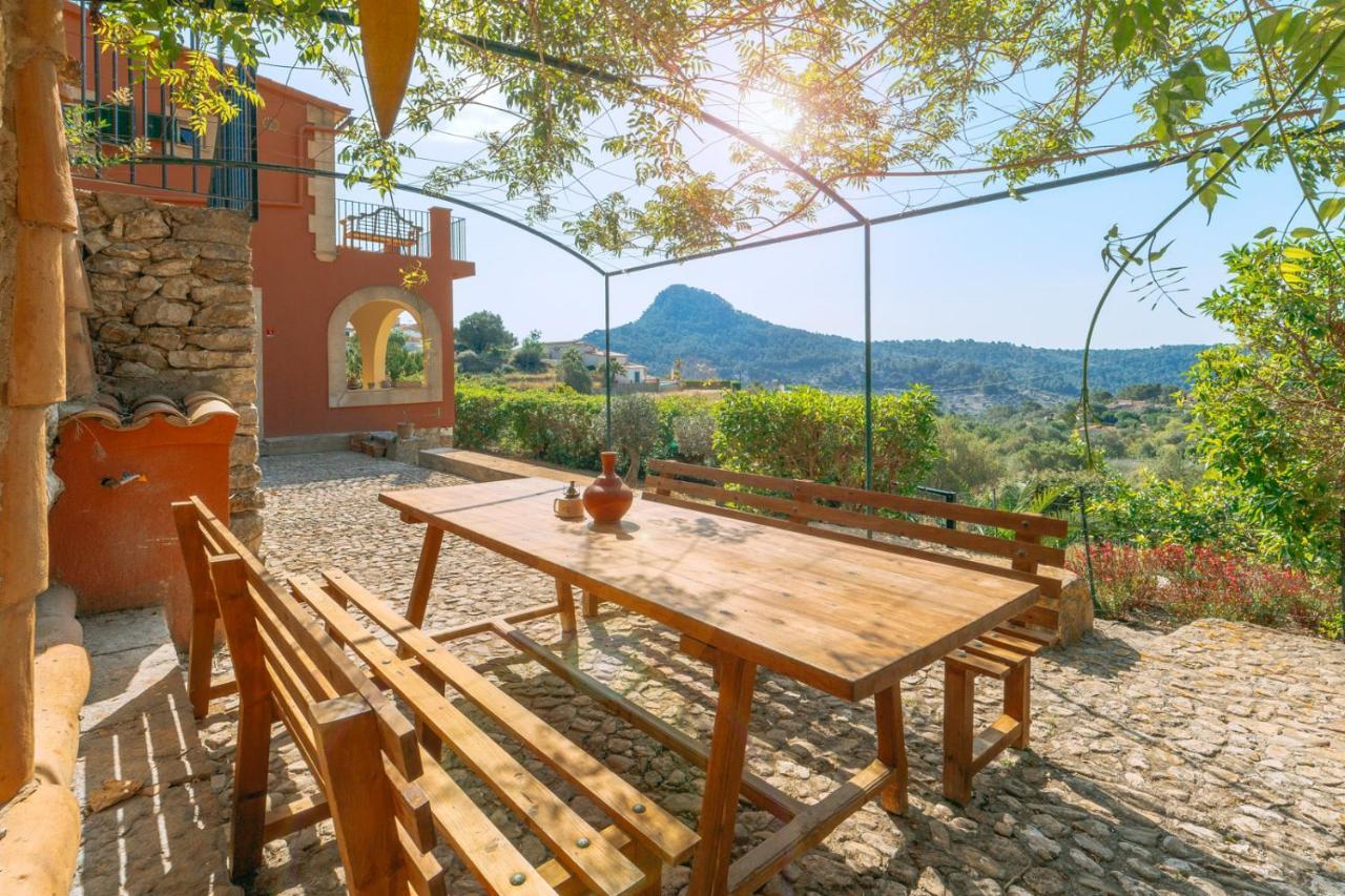 Wunderschöne ruhige Finca mit Pool in Galilea Galilea  Exterior foto